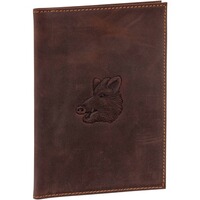 Jagdscheinetui Leder mit Tiermotiv, BEIER