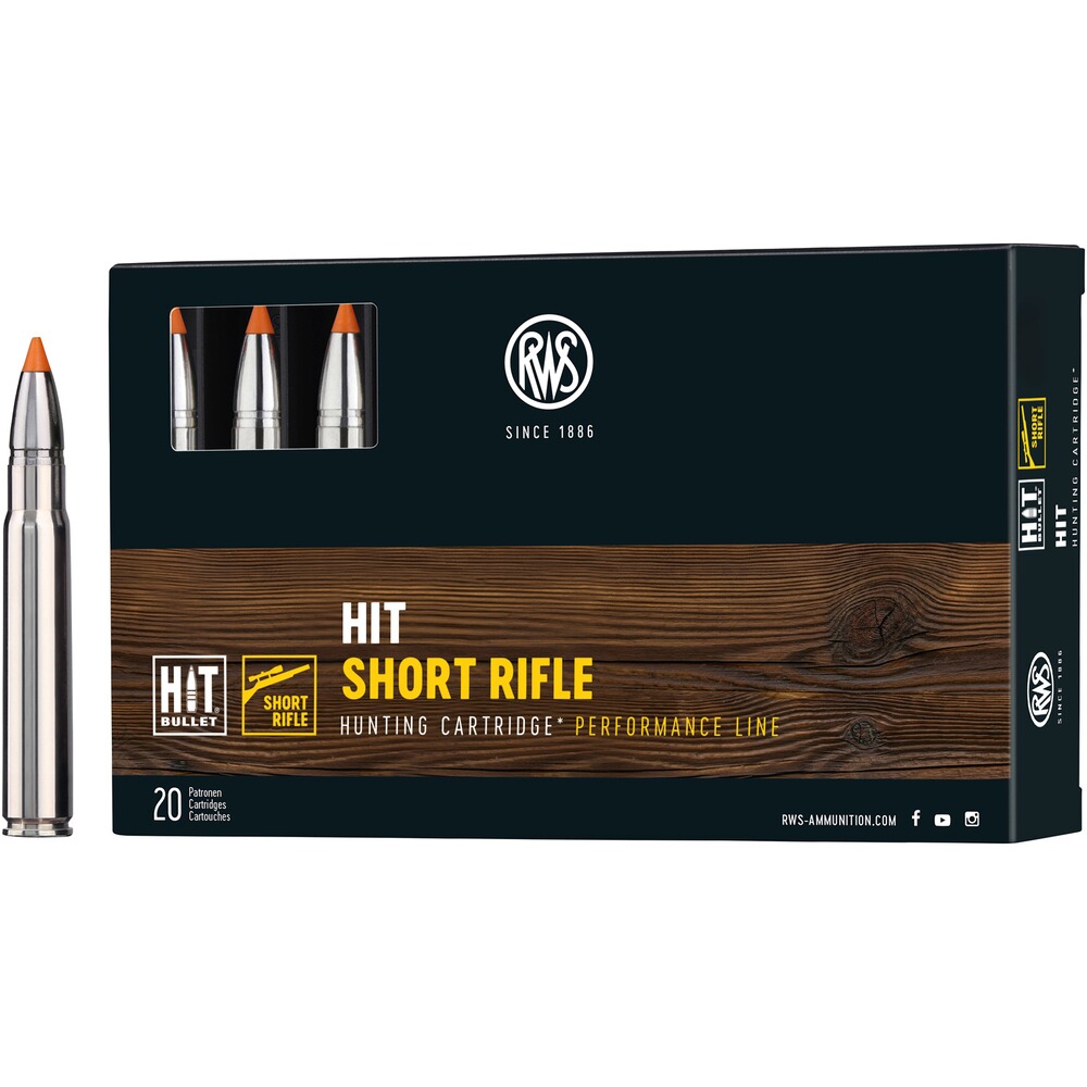 9,3x62 HIT Short Rifle 16,2g/250grs., RWS