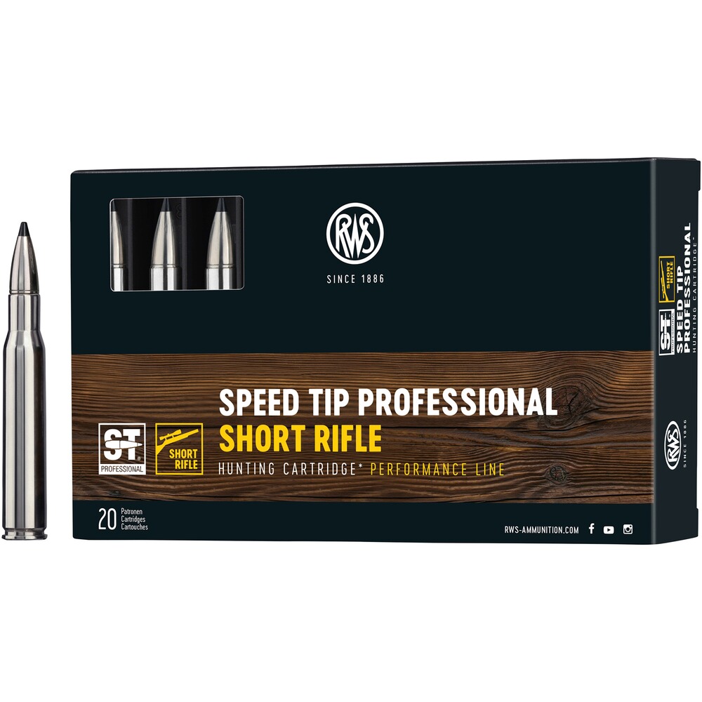 .30-06 Spr. Speed Tip Professional Short Rifle 10,7g/165grs., RWS