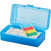 MTM Hinged lid box 500 S+W blue 50 pcs., MTM