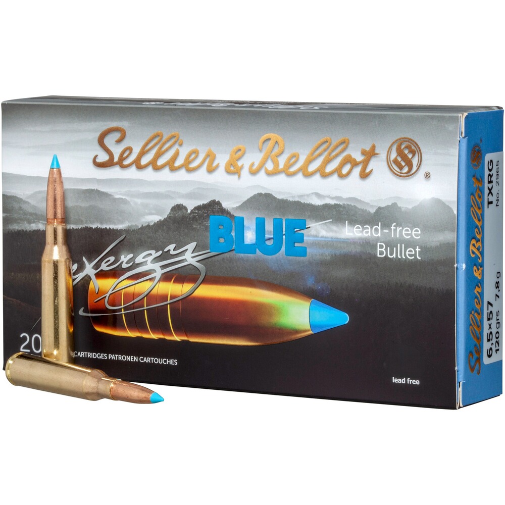 6.5x57 TXRG blue 7.8g/120grs., Sellier & Bellot