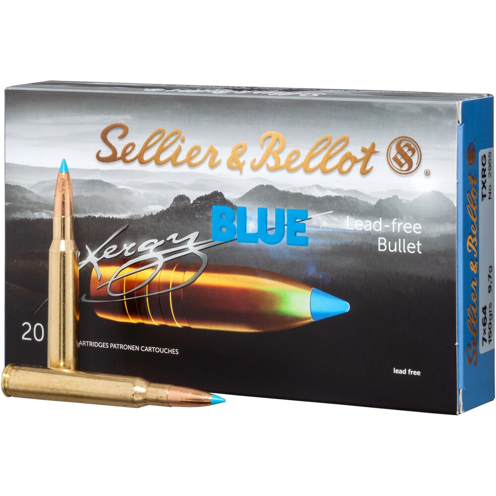 7x64 TXRG blue 9,7g/150grs., Sellier & Bellot