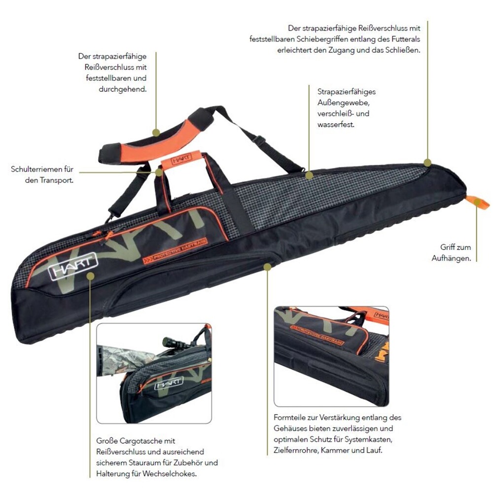 Long gun case Rest Rifle Softcase, Hart