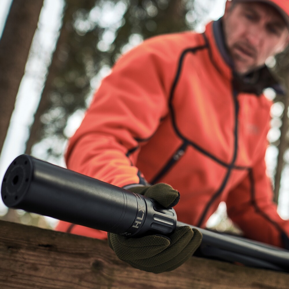 Schalldämpfer HLX Suppressor Kaliber 7,6 - 9,3 mm, Merkel