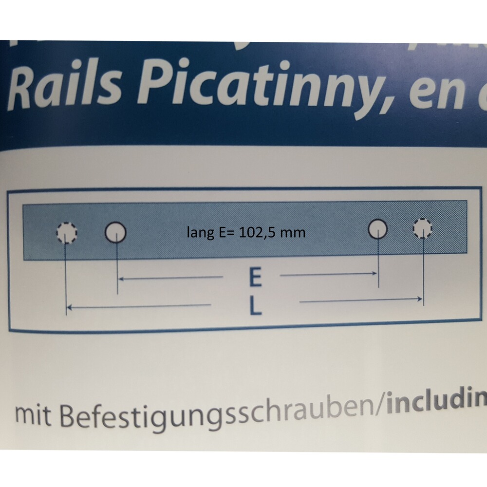 Picatinny-Schiene 0MOA, Sabatti