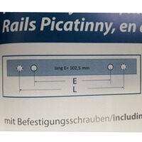 Picatinny-Schiene 0MOA, Sabatti