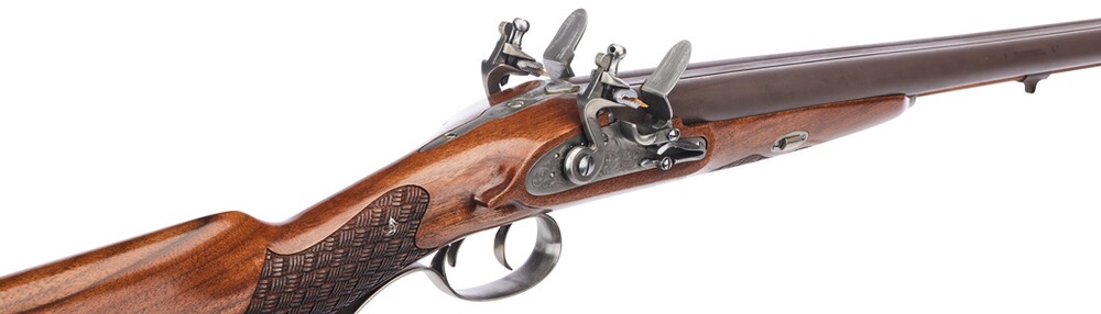 Vorderlader Gewehr Doppelflinte Luxus, Davide Pedersoli