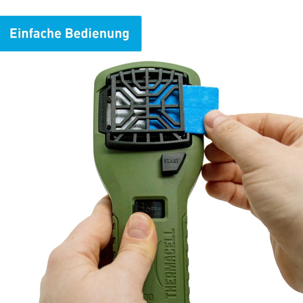 Handgerät MR-300 mit Butangaskartusche & Wirkstoffplättchen, THERMACELL