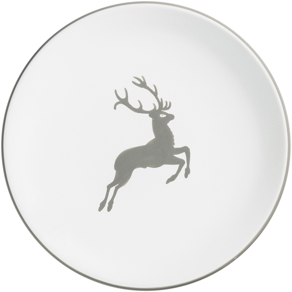 Dessertteller Cup Hirsch, Gmundner Keramik