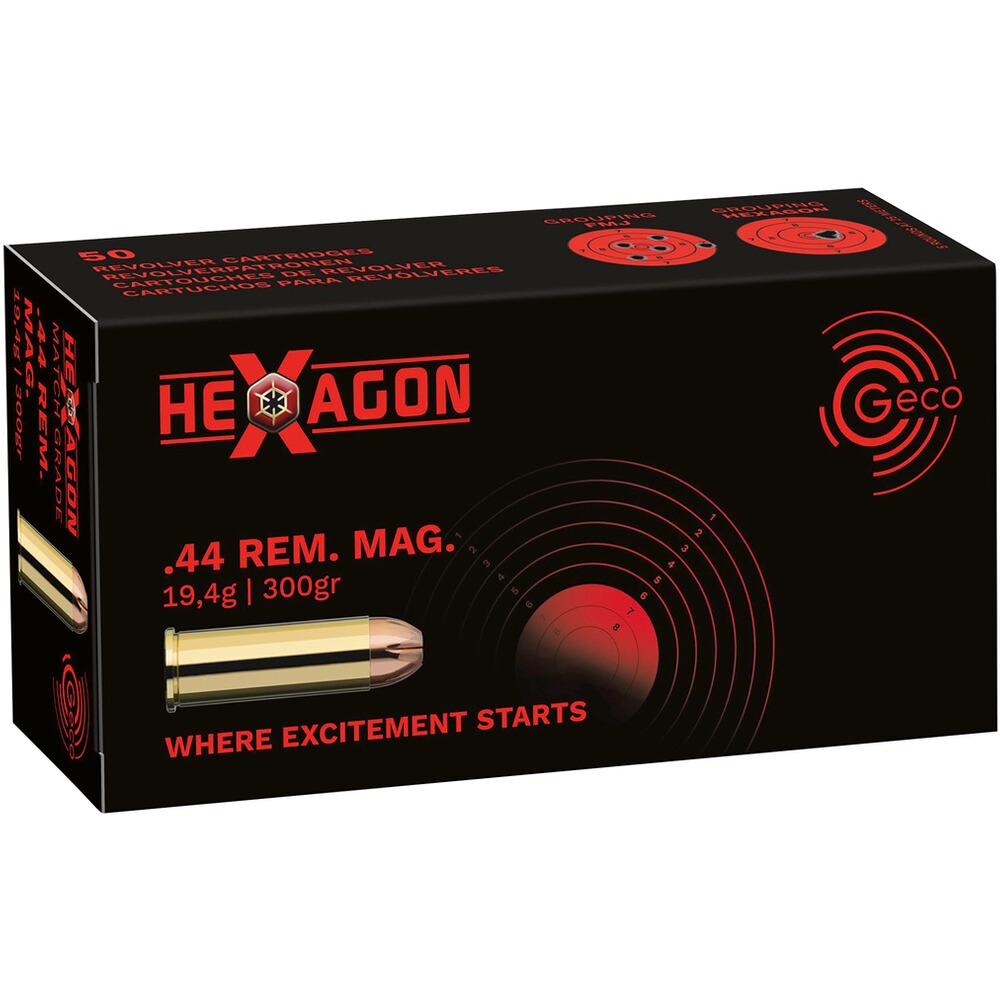 .44 Magnum Hexagon 19,4g/300grs.