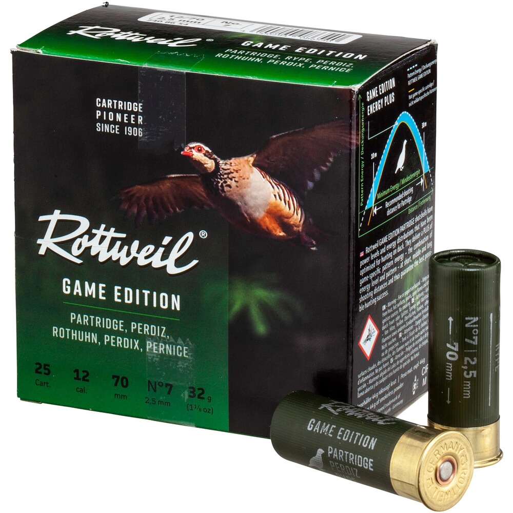12/70 Game Edition Rebhuhn 2,5mm 32g