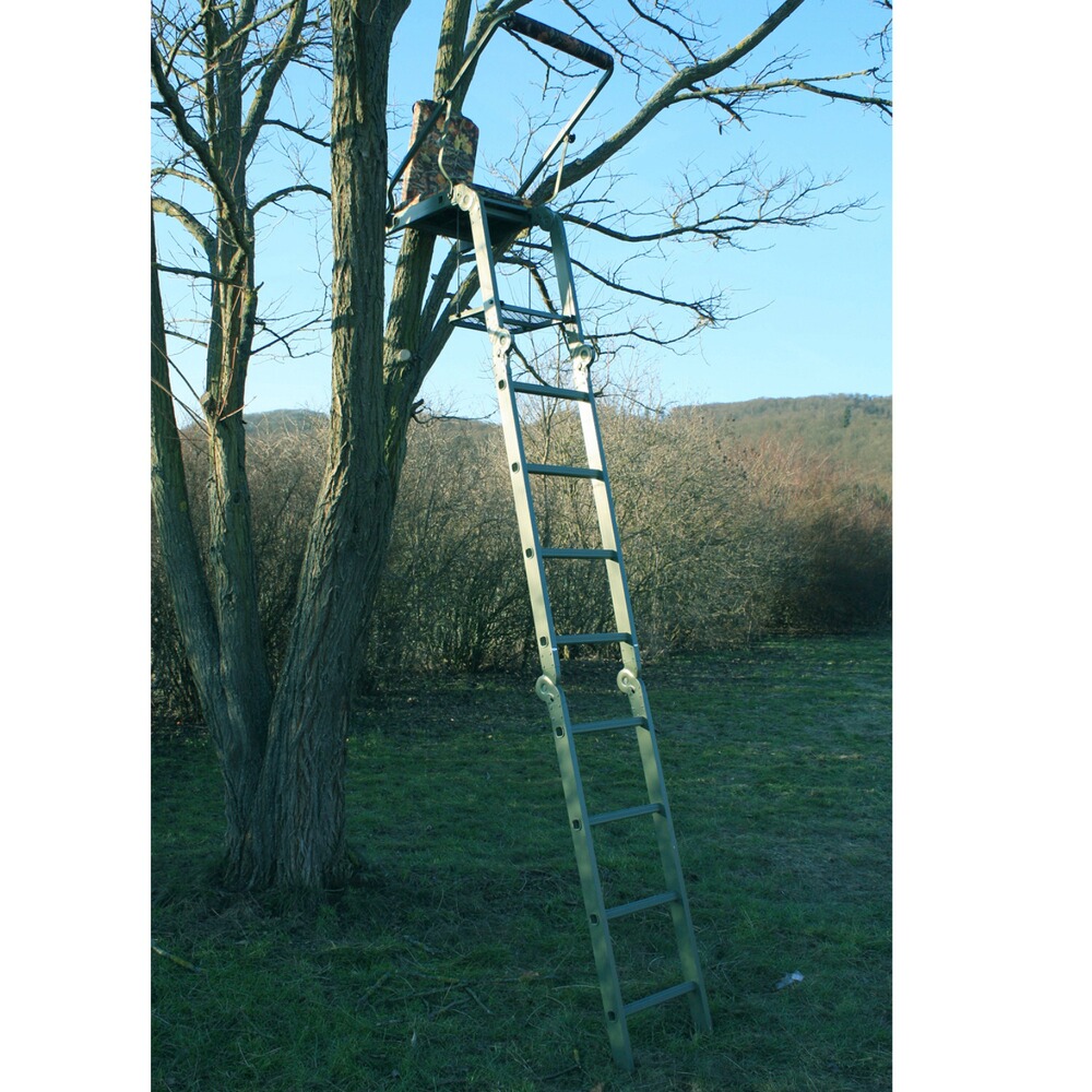 Ansitzleiter Aluminium – klappbar, Berger & Schröter
