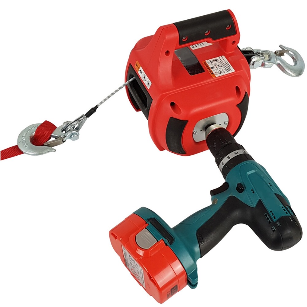 Seilwinde Drill winch für Akkuschrauber , Berger & Schröter