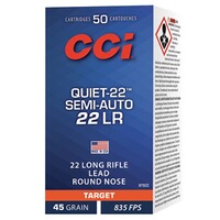 .22 lfb. Quiet Semi Auto LRN 2,9g/45grs., CCI
