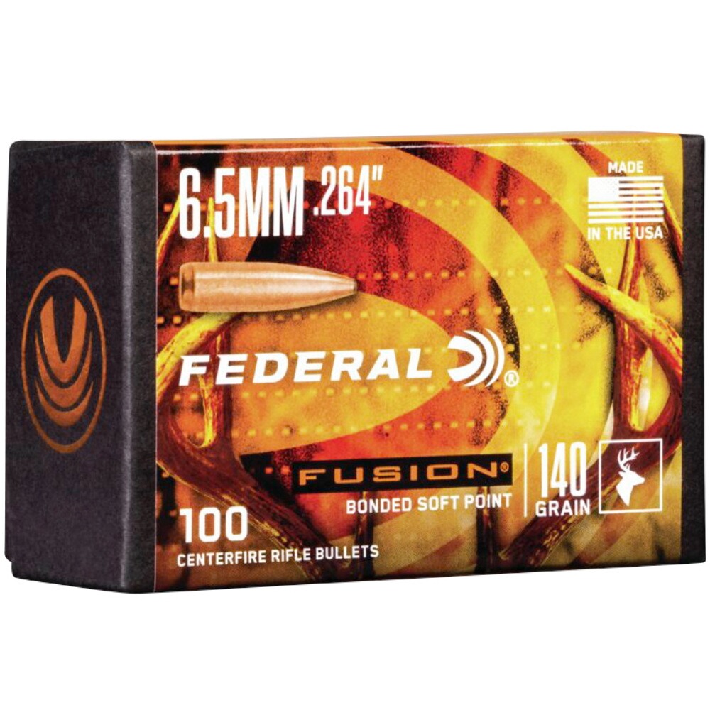 Geschosse .264 9,1g/140grs. Fusion
