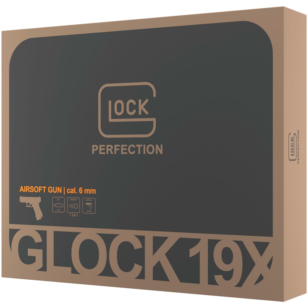 Airsoft Pistole 19X Coyote CO2, Glock