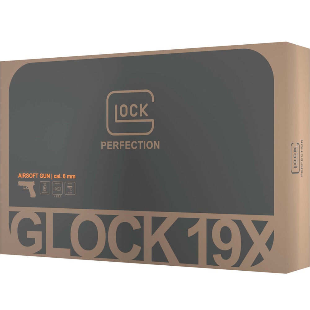 Airsoft Pistole 19X Coyote GBB, Glock