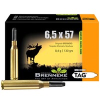 6,5x57 TAG bleifrei 8,4g/130grs., Brenneke