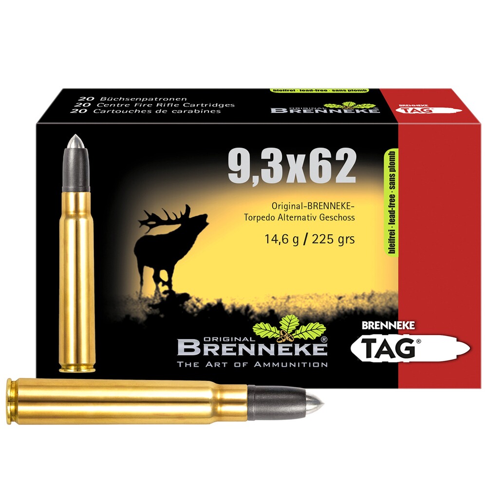 9,3x62 TAG bleifrei 14,6g/225grs.