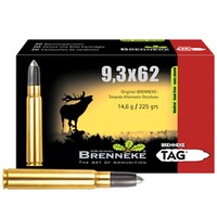 9,3x62 TAG bleifrei 14,6g/225grs., Brenneke