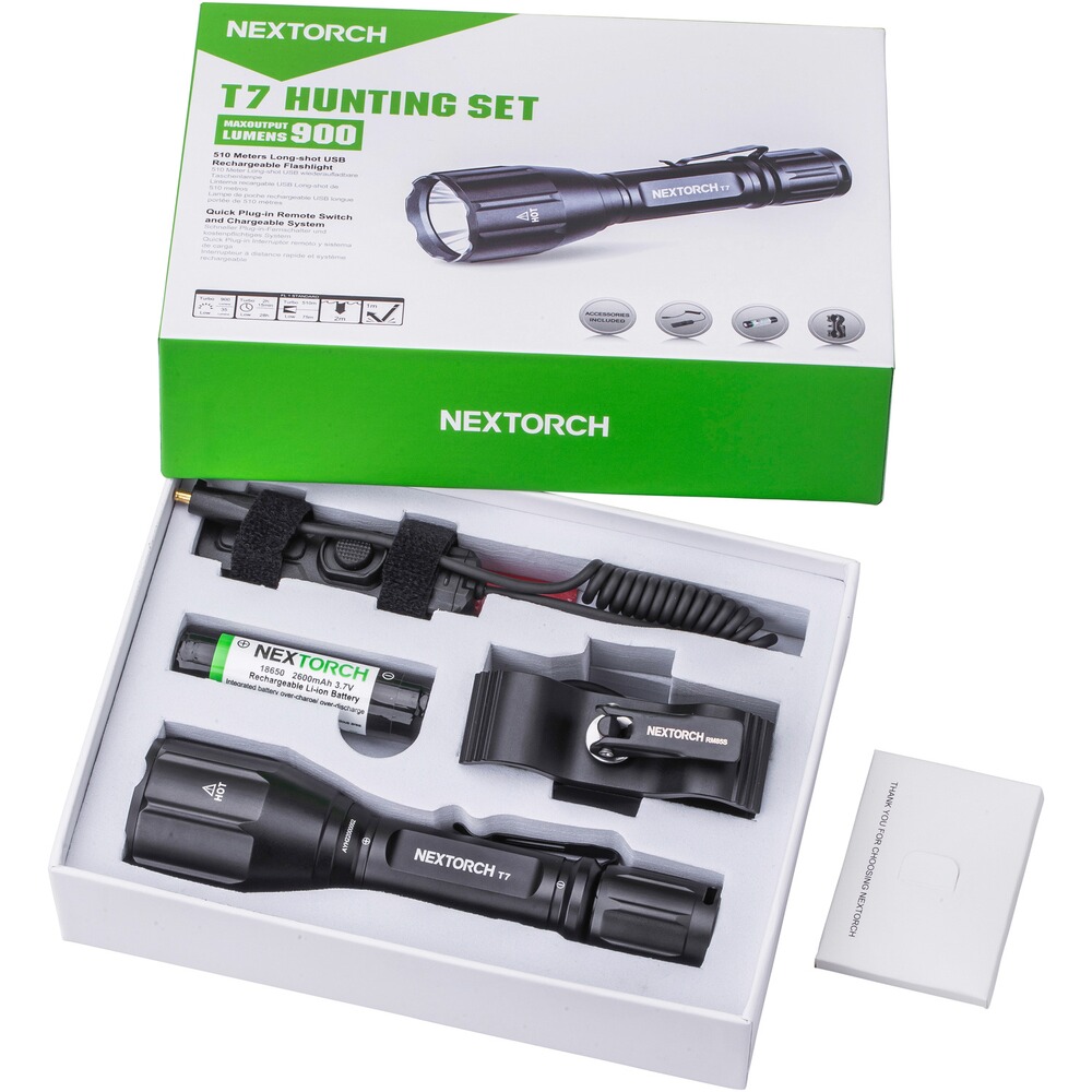 Lampe T7 Set Akku, NEXTORCH