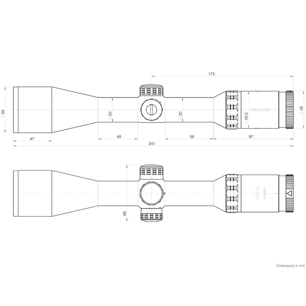 Zielfernrohr Helia 2–10x50i SR, Kahles