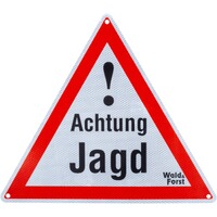 Warnschild – Achtung Jagd, Wald & Forst