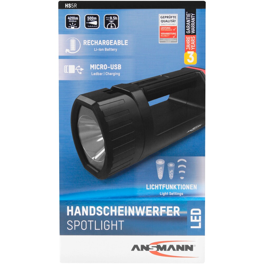 Handscheinwerfer HS5R, Ansmann