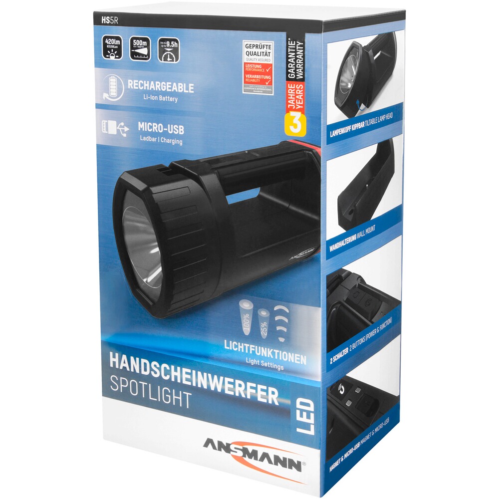 Handscheinwerfer HS5R, Ansmann