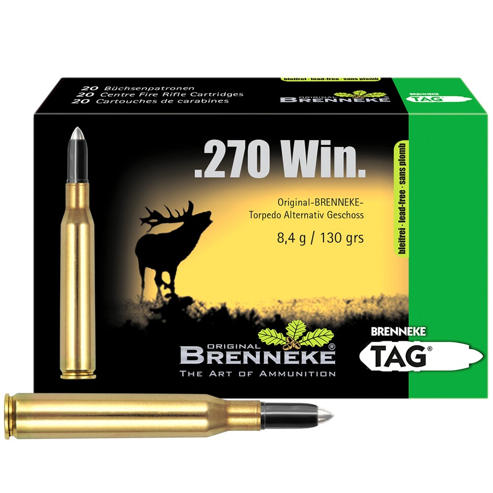 .270 Win. TAG bleifrei 8,4g/130grs.