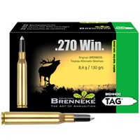 .270 Win. TAG bleifrei 8,4g/130grs., Brenneke