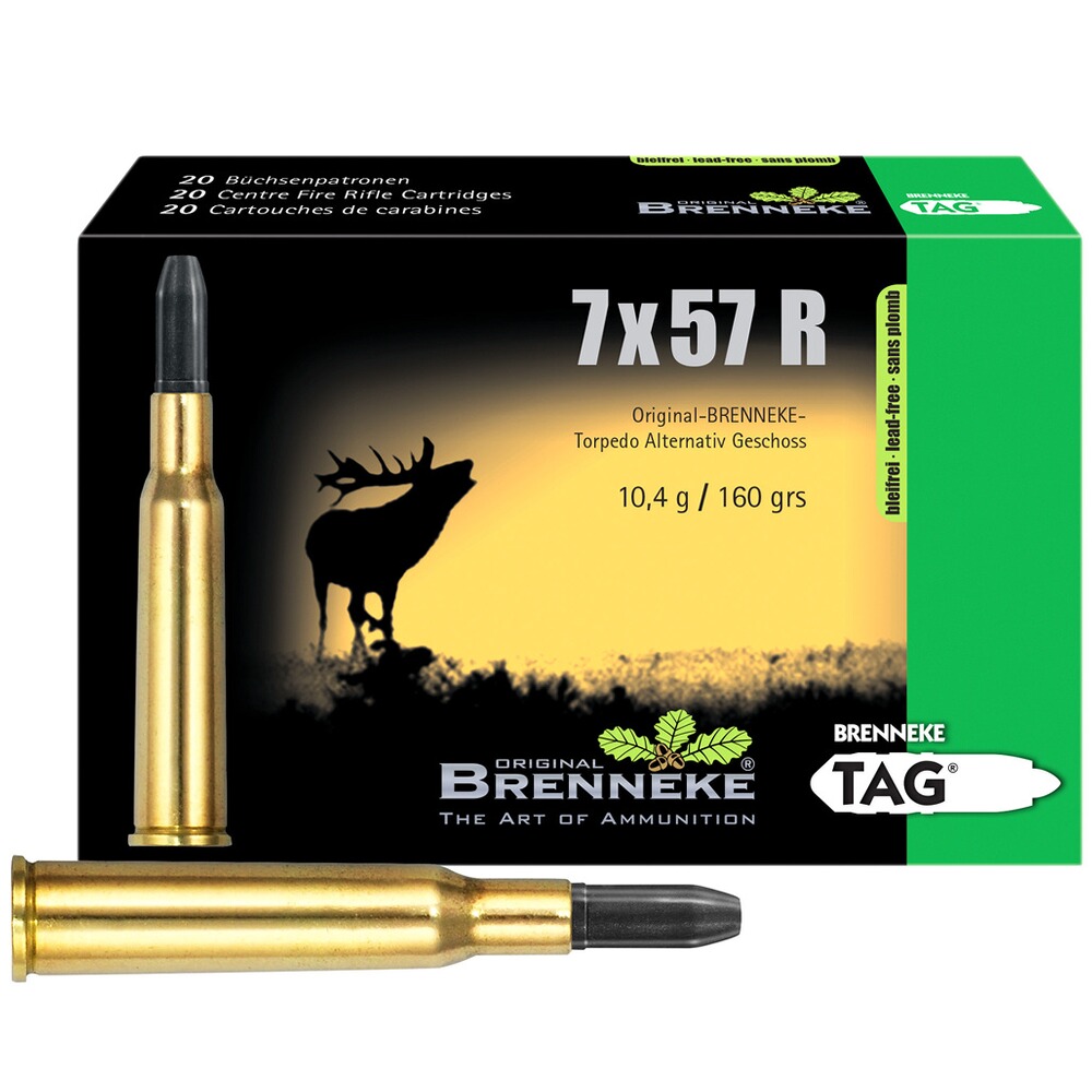 7x57R TAG bleifrei 10,4g/160grs.