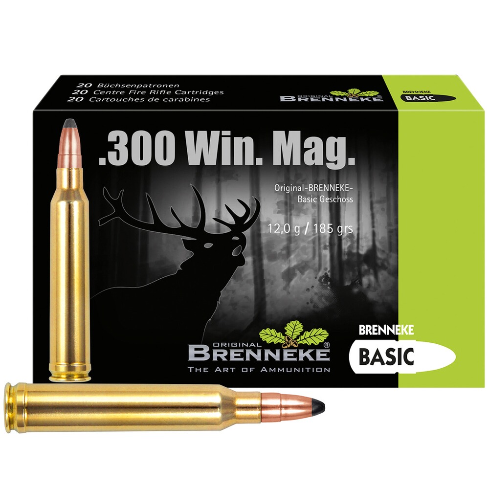 .300 Win. Mag. BASIC TLM 12,0g/185grs.