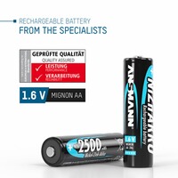 Akku Mignon AA 2500mWh 4 Stück, Ansmann