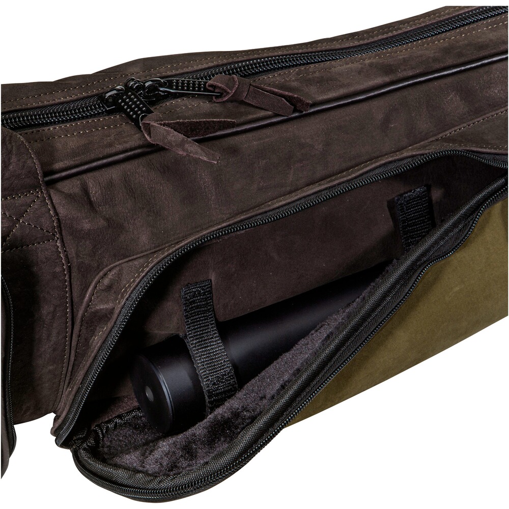 Long gun case all-in leather, two-tone, Parforce