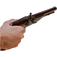 Pistolet à chargement par la bouche à silex Tatham & Egg, Davide Pedersoli