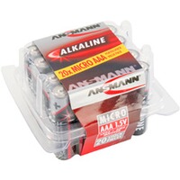Batterie Alkaline Micro AAA 20 Stück, Ansmann