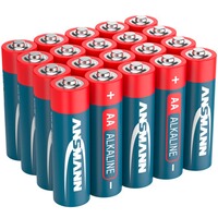 Pile alcaline Mignon AA 20 pièces, Ansmann