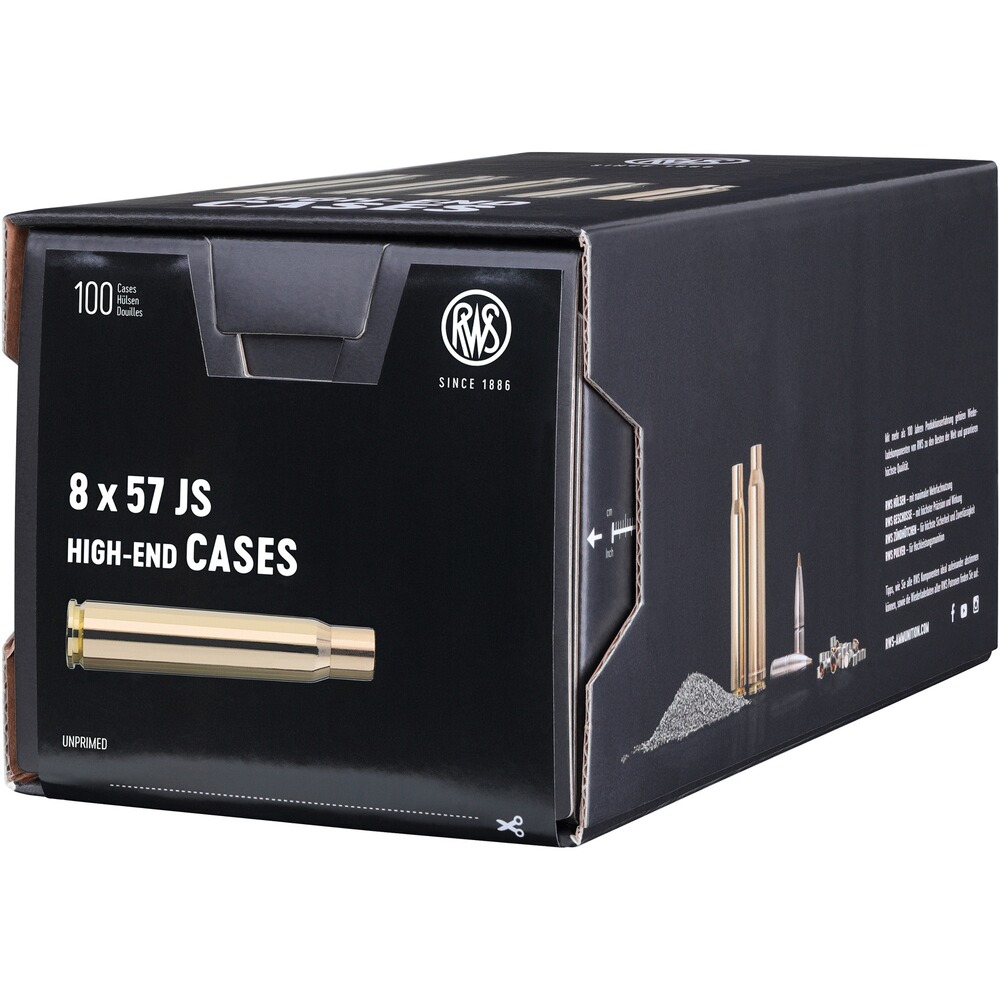 Hülsen 8x57 IS 100 Stück