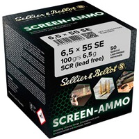 6,5x55 Screen-Ammo SCR Zink 6,5g/100grs., Sellier & Bellot
