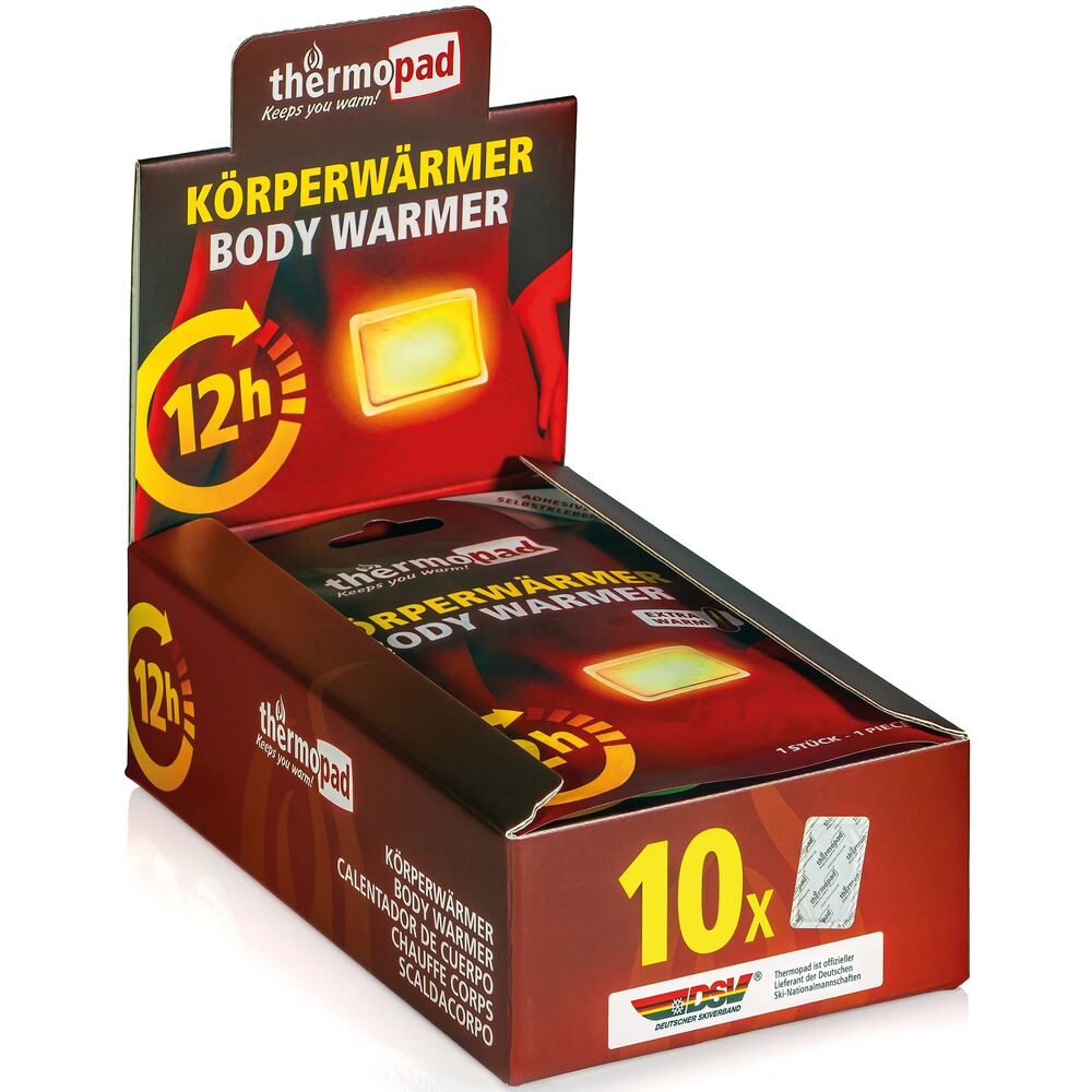 Chauffe-corps/dos – autocollant, Thermopad