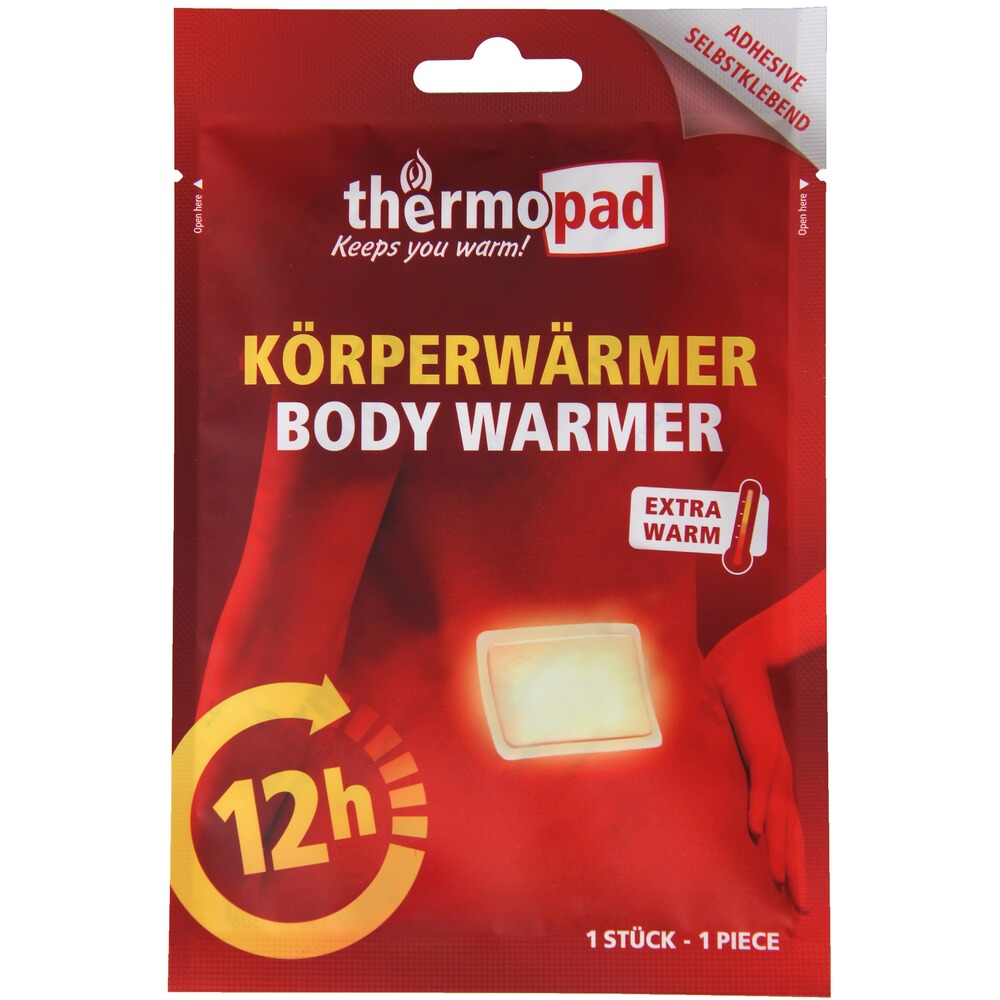 Chauffe-corps/dos – autocollant, Thermopad