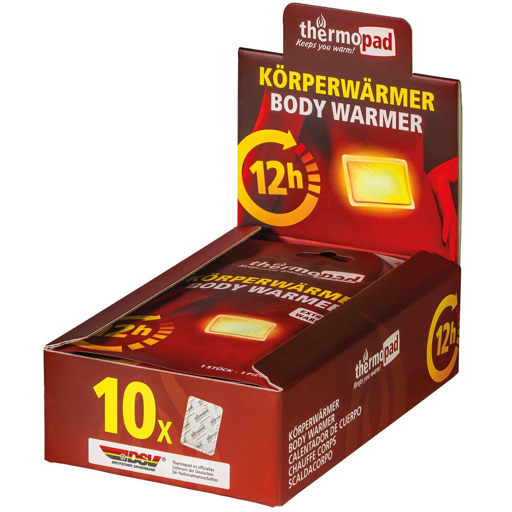 Chauffe-corps/dos – autocollant, Thermopad