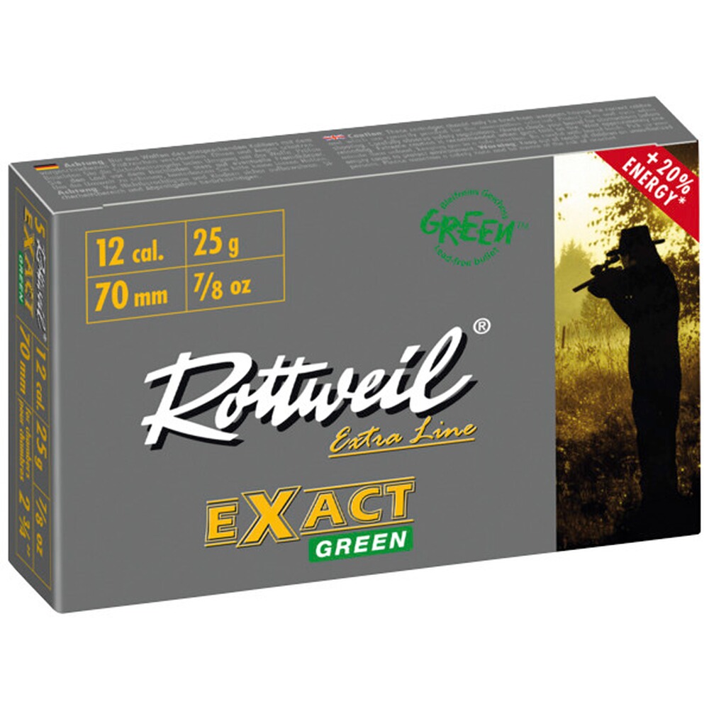 12/70 Flintenlaufgeschoss Exact Green 25g