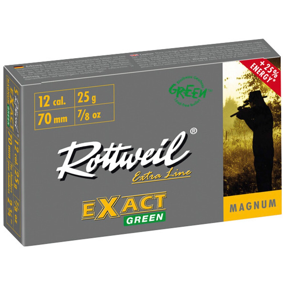 12/70 Flintenlaufgeschoss Exact Green Magnum 25g