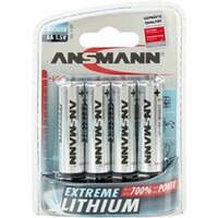 Batterie Extreme Lithium Mignon AA 4er Pack, Ansmann