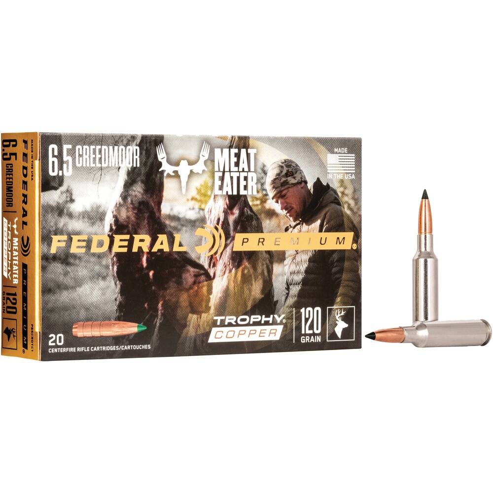 6,5 Creedmoor V-Shok Trophy Copper 7,8g/120grs.
