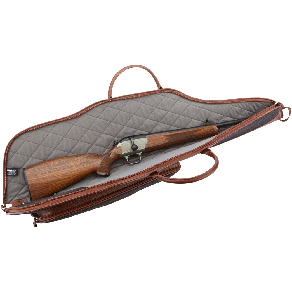 Langwaffenfutteral Loden & Leder, Blaser