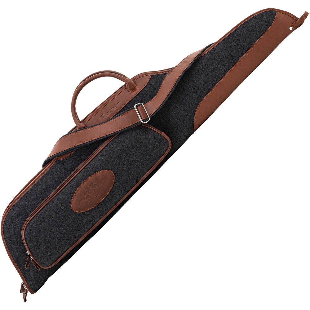 Langwaffenfutteral Loden & Leder