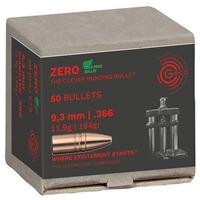 Geschosse .366 (9,3 mm) 11,9g/184grs. Zero, Geco